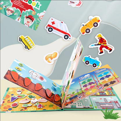 Aktivitätsbuch zum Spielen und Lernen – Fördert Feinmotorik und Kreativität