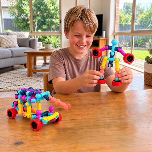 Pädagogisches DIY-Bauset mit beweglichen Gelenken