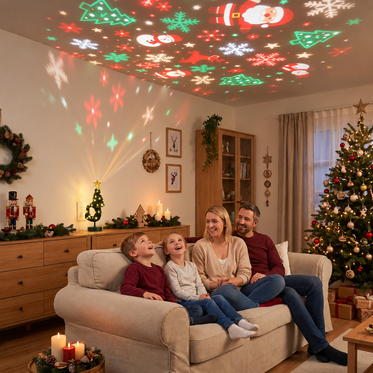 Weihnachtsbaum-Projektorlampe