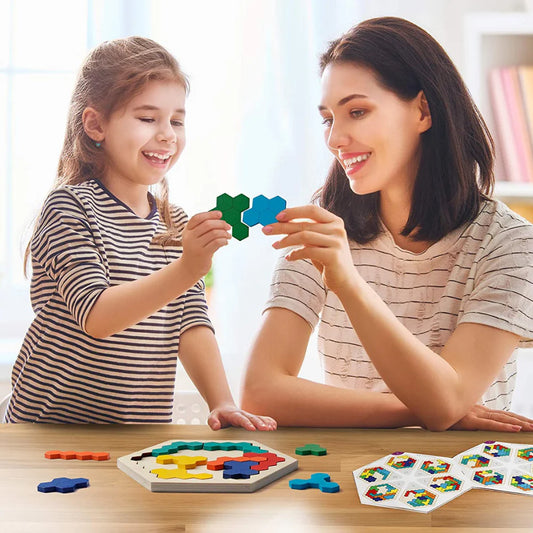 GeoFit Puzzle  – Endlose Kombinationen für kreative Köpfe