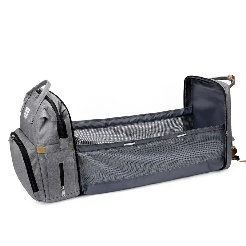 2in1 Rucksack mit integriertem Baby Bett