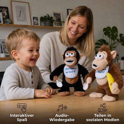 Tanzendes Bananen-Affen-Plüschtier