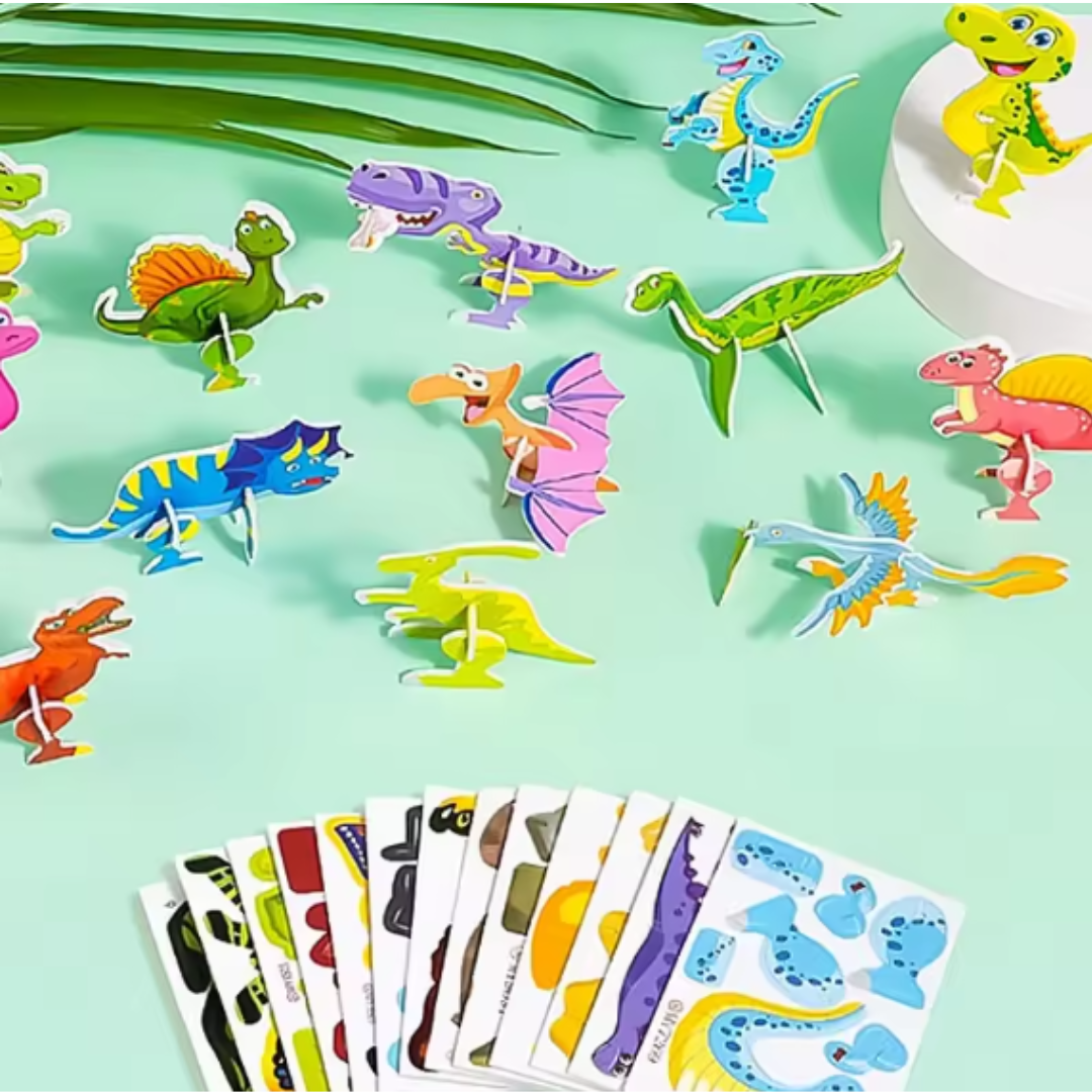 3D Cartoon Puzzle Set für Kinder