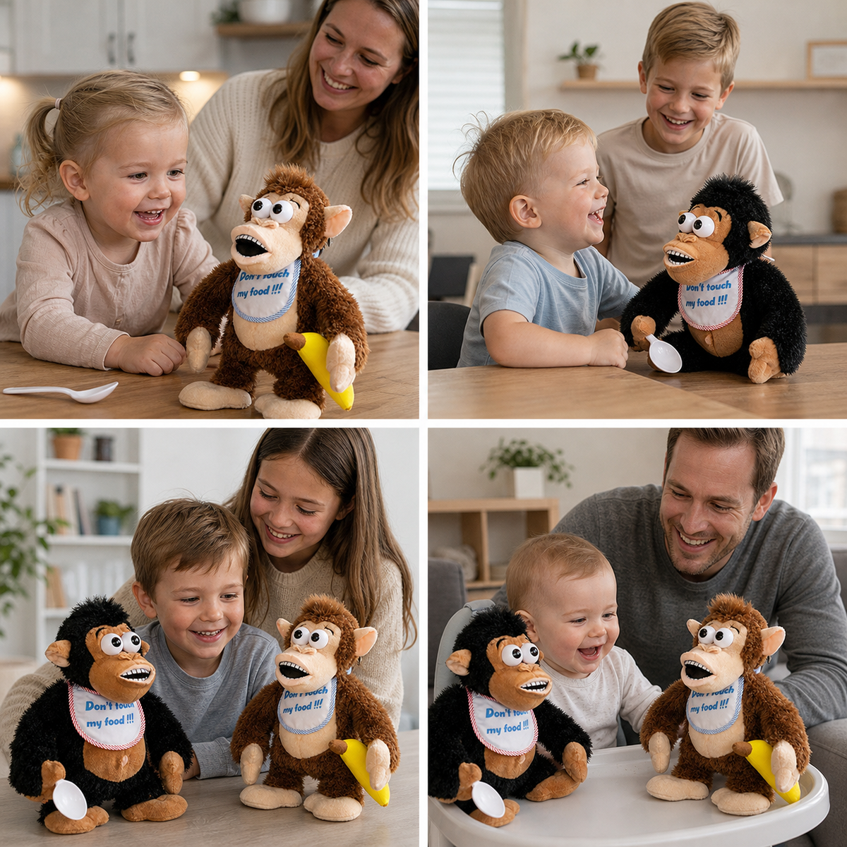 Tanzendes Bananen-Affen-Plüschtier