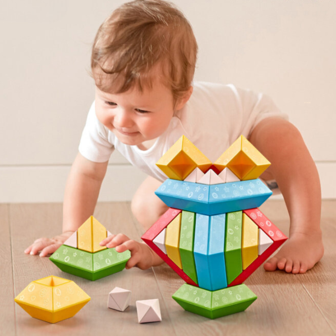 Kinderfreundliche Montessori Stappelsteine