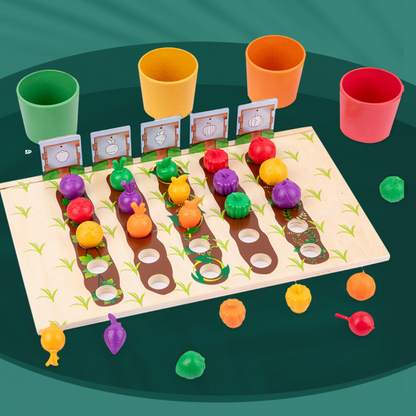 Montessori Farben & Zahlenfarm Lernspiel