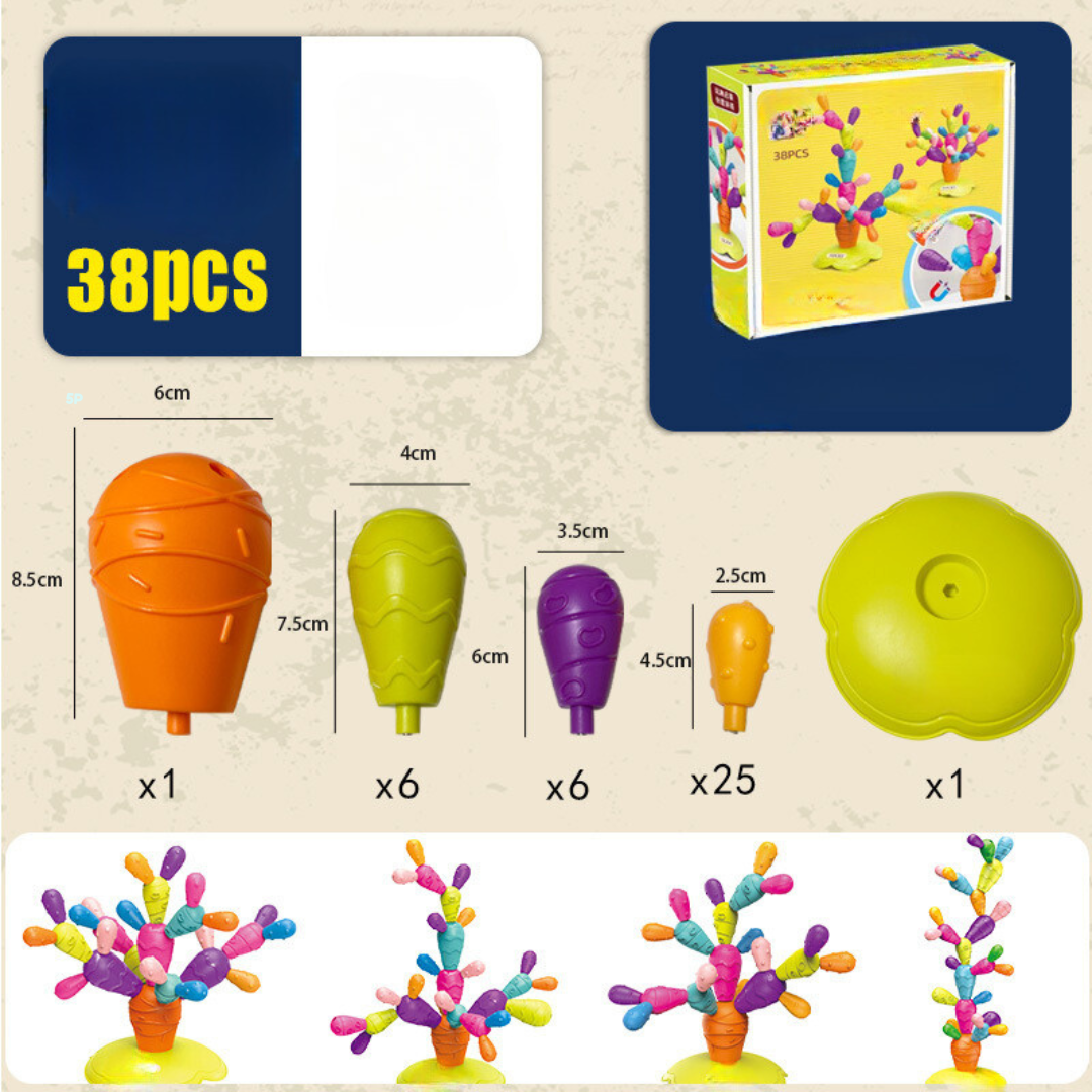 Montessori Magnet Kaktus Spielzeug