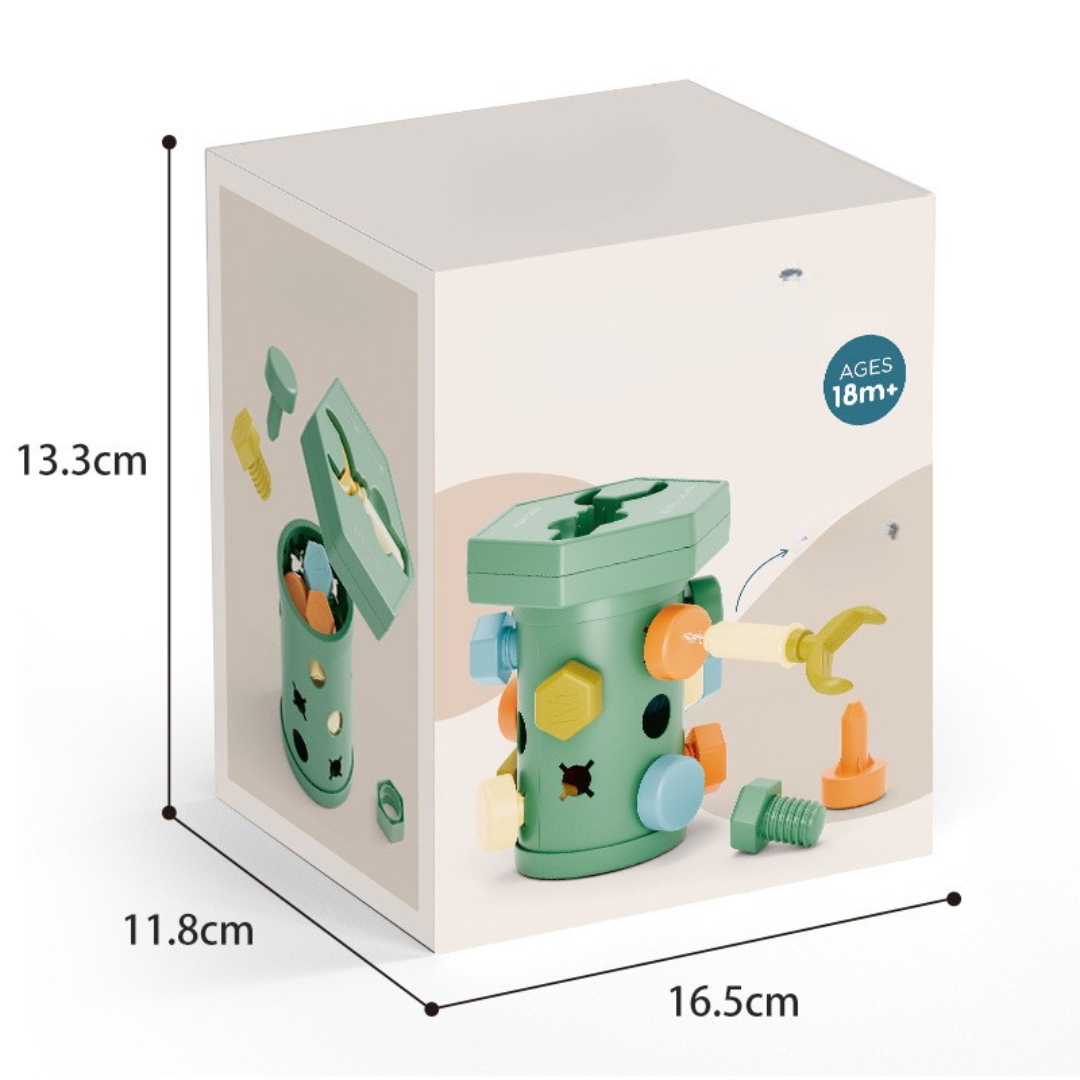 Montessori Schrauben Spielset