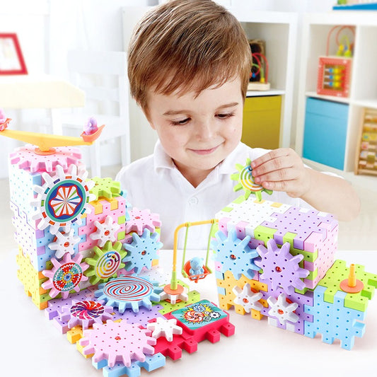 Rotierendes Montessori-Bausteinspielzeug