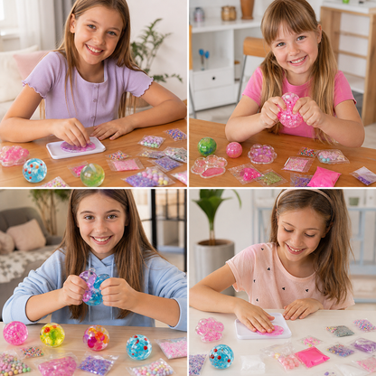 DIY-Anti-Stressball-Bastelset für Kinder – Eigene Squishy-Sensorikbälle herstellen