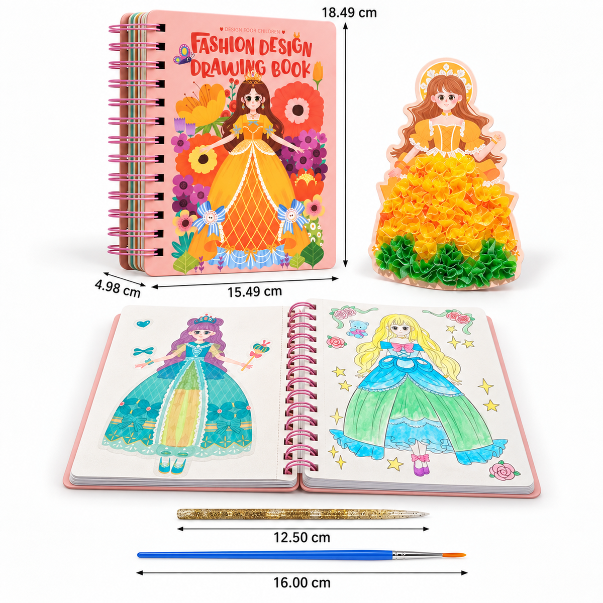Prinzessinnen Mal und Bastelbuch