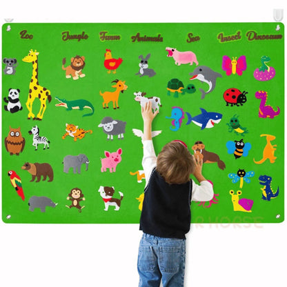 Kreatives Filz Geschichtentafel