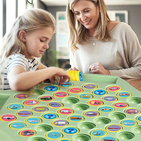 Memory Tiermünzen Familien Spielbrett