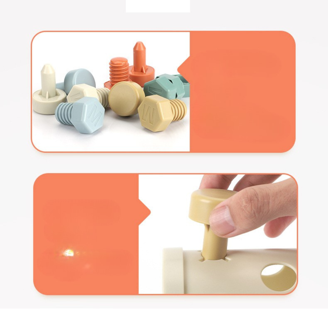 Montessori Schrauben Spielset