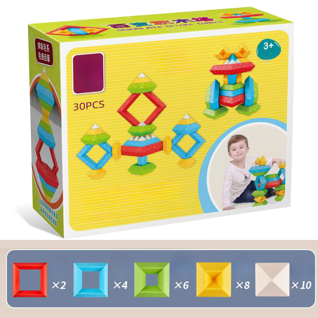 Kinderfreundliche Montessori Stappelsteine