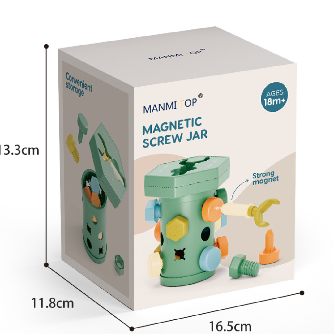 Montessori Schrauben Spielset