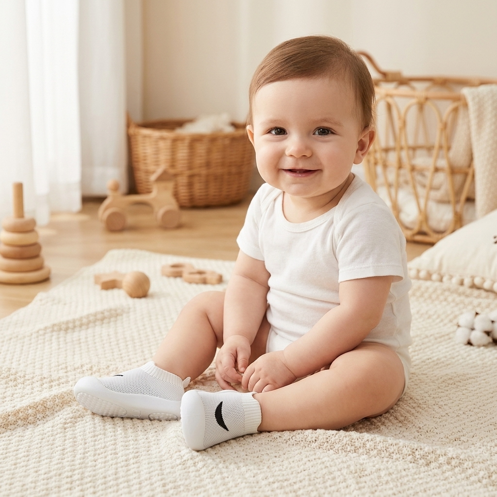 Sommer Babyschuhe mit rutschfester Sohle und atmungsaktivem Material