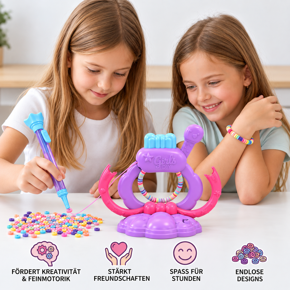 DIY-Armband-Bastelmaschinen-Set für Mädchen