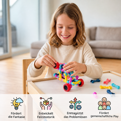 Pädagogisches DIY-Bauset mit beweglichen Gelenken