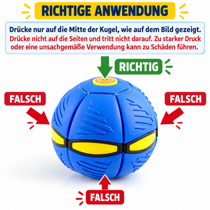 Magischer verwandelbarer Flug-Scheibenball – Interaktives Spielzeug für Kinder