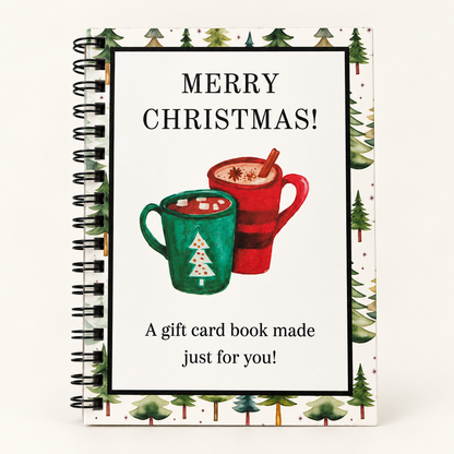 DIY-Weihnachts-Geschenkkartenbuch – Spiralgebundener Geschenk-Organizer für die Feiertage