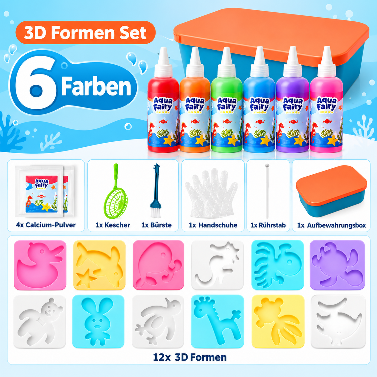 DIY-Wassergelee-Set mit Gelen & Formen