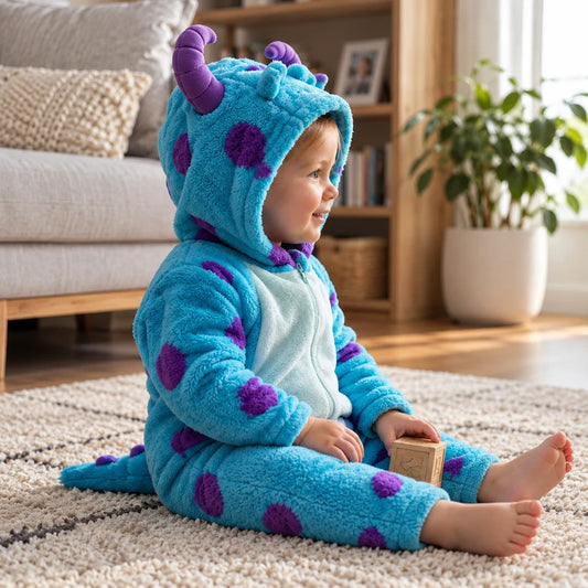 Kuscheliges flauschiges Kostüm für Babys & Kleinkinder