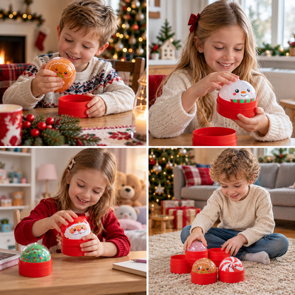 Weihnachts-Dumpling-Squishy-Anti-Stress-Spielzeugset