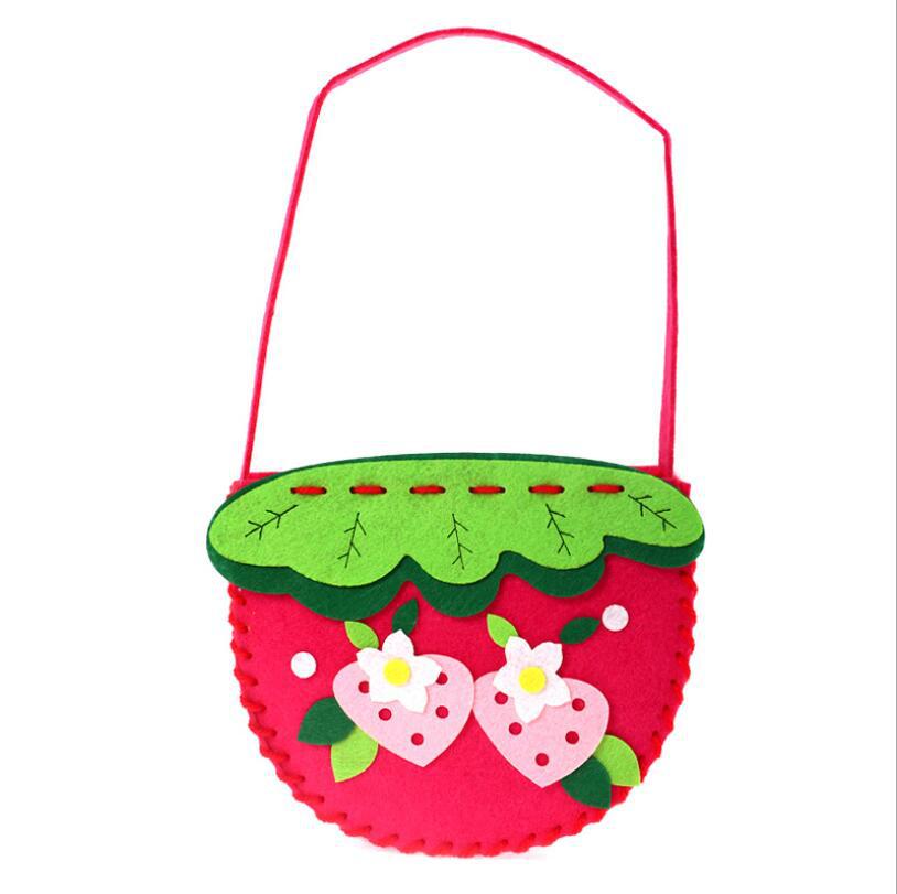 DIY-Niedliches Filz-Handtaschen-Nähset für Kinder