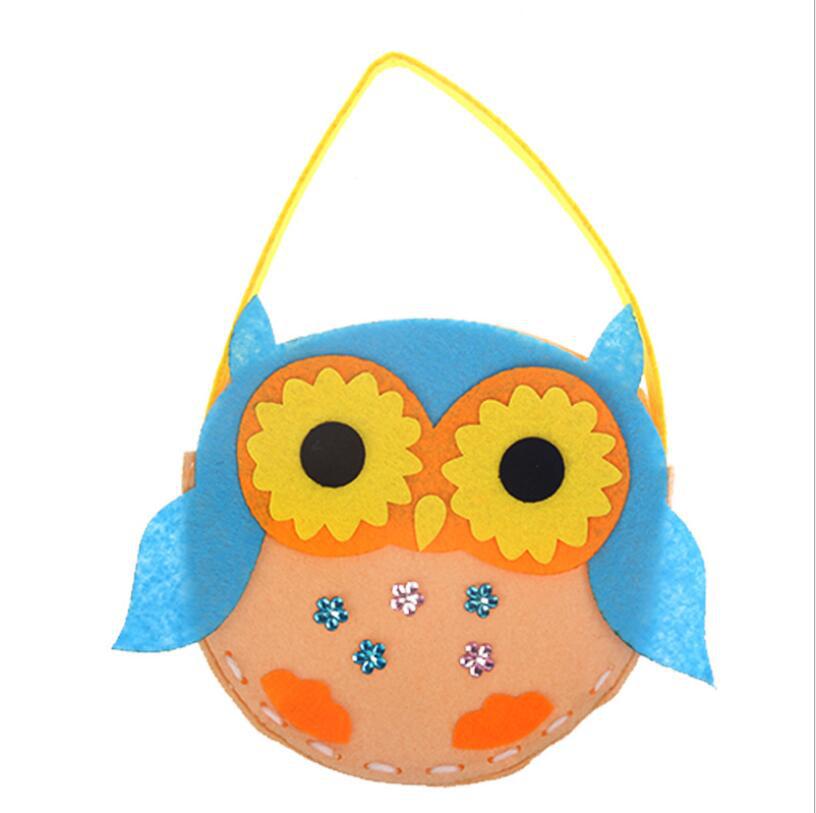 DIY-Niedliches Filz-Handtaschen-Nähset für Kinder
