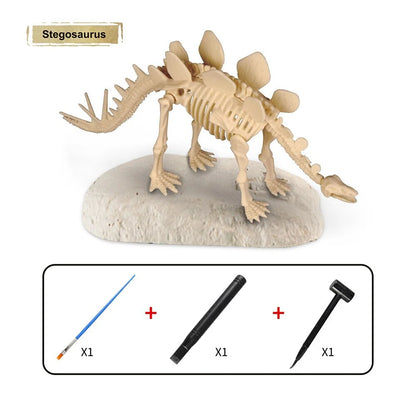 Grabe das Fossil aus - Grabungsset
