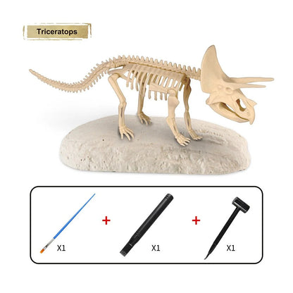 Grabe das Fossil aus - Grabungsset