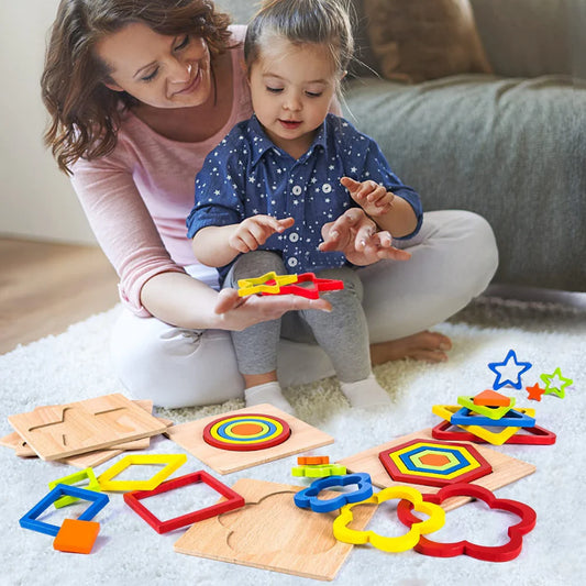 Achtsame Formen | Spaß- und Lern-Puzzlespiel