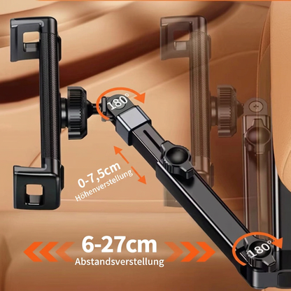 Um 360° drehbarer Tablet-Halter für die Kopfstütze im Auto – Halterung für Tablets auf dem Rücksitz