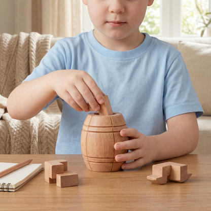 Montessori 3D Holz Lernspiel Puzzle Rätsel