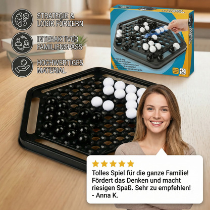 Push-Chess Familien Strategiespiel – Interaktives Logik- & Denkspiel für Kinder