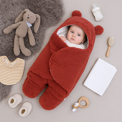 Baby Decke und Schlafanzug im Bärendesign