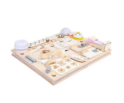 Handgemachtes Montessori Holzspielbrett