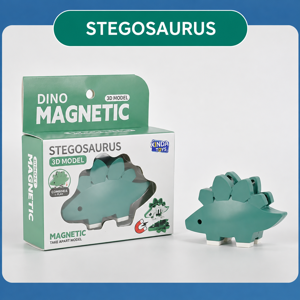 Magnetisches Tier-Skelett-Bauset – Zerlegbares STEM-Lernspielzeug