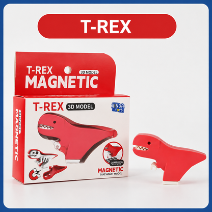 Magnetisches Tier-Skelett-Bauset – Zerlegbares STEM-Lernspielzeug