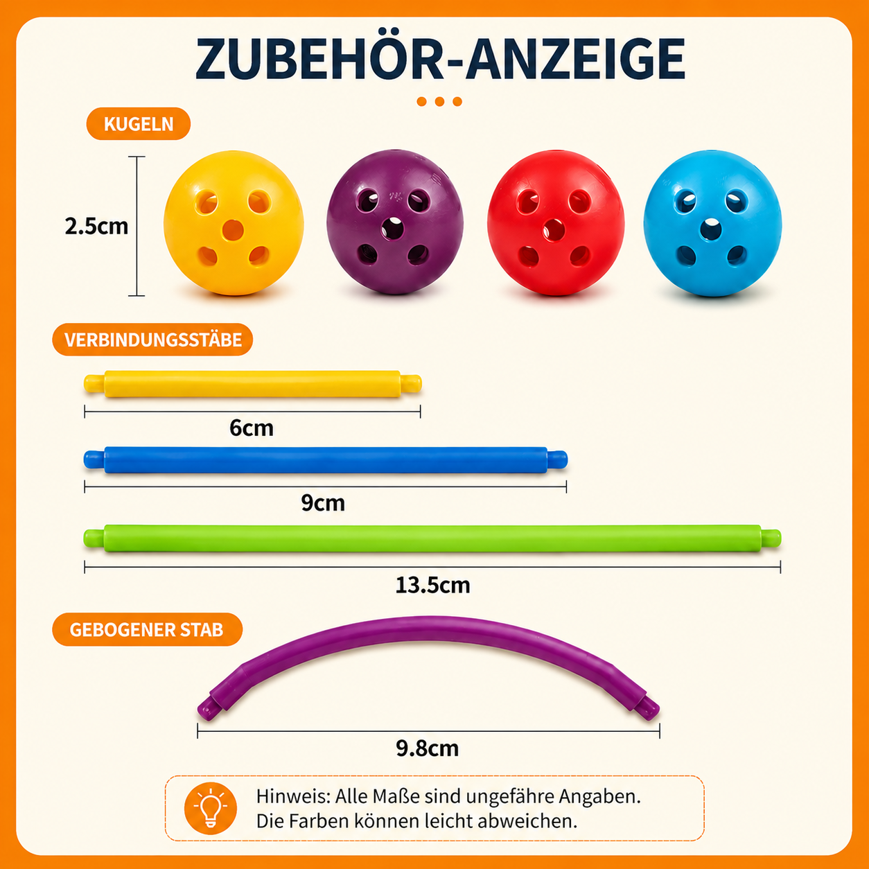 3D-Geometrie-Bauset – Lernspielzeug für Konstruktion & räumliches Denken