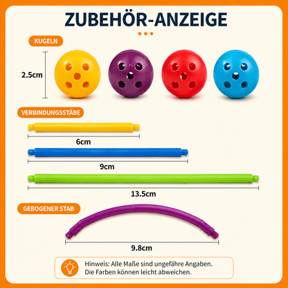 3D-Geometrie-Bauset – Lernspielzeug für Konstruktion & räumliches Denken