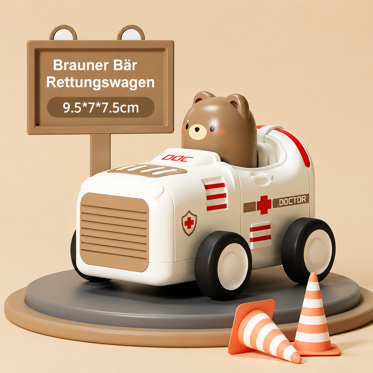Press-&-Go Tierflugzeug- & LKW-Spielzeug für Kinder