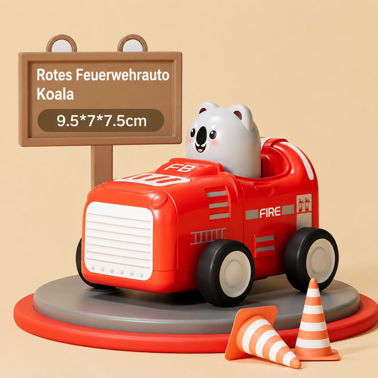 Press-&-Go Tierflugzeug- & LKW-Spielzeug für Kinder