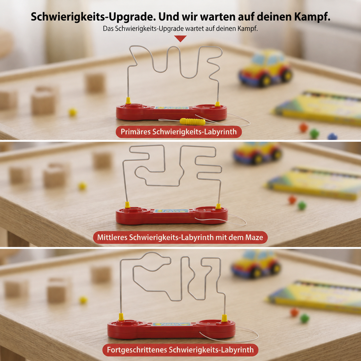 Buzz Wire“-Spiel zur Handfertigkeit