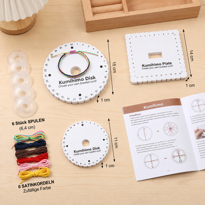 DIY-Kumihimo-Armband-Bastelset für Kinder