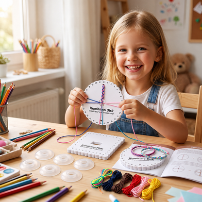 DIY-Kumihimo-Armband-Bastelset für Kinder