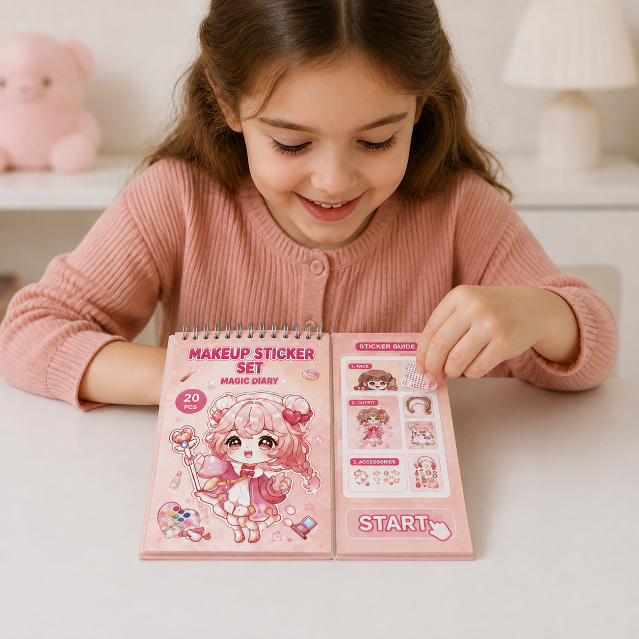 Prinzessinnen-Anzieh-Stickerbuch – Kreativer Stickerspaß für Kinder