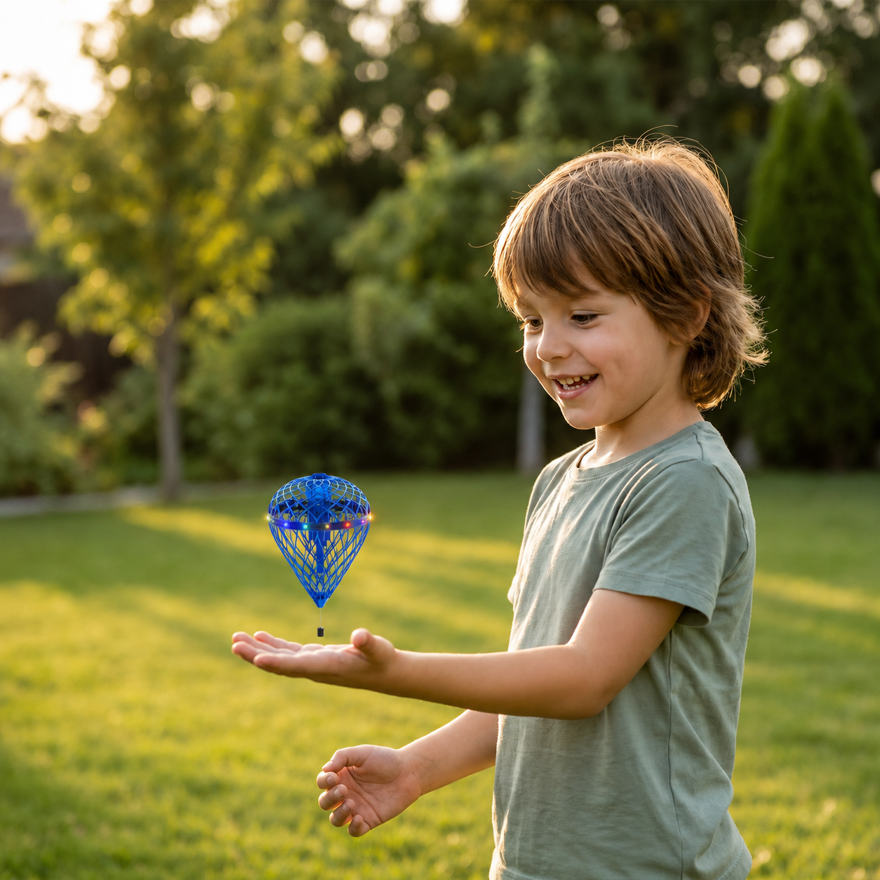 Fliegender Hüpf-Orb-Ball – Magisches Schwebe- & Wurfspielzeug für Kinder