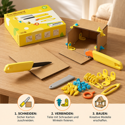 Kinder-Bauwerkzeugset aus Karton